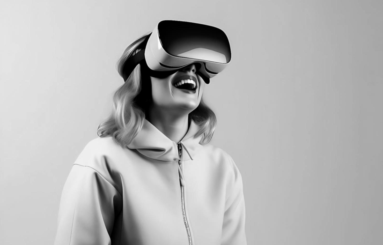 Estudiantes trabajando en proyectos VR